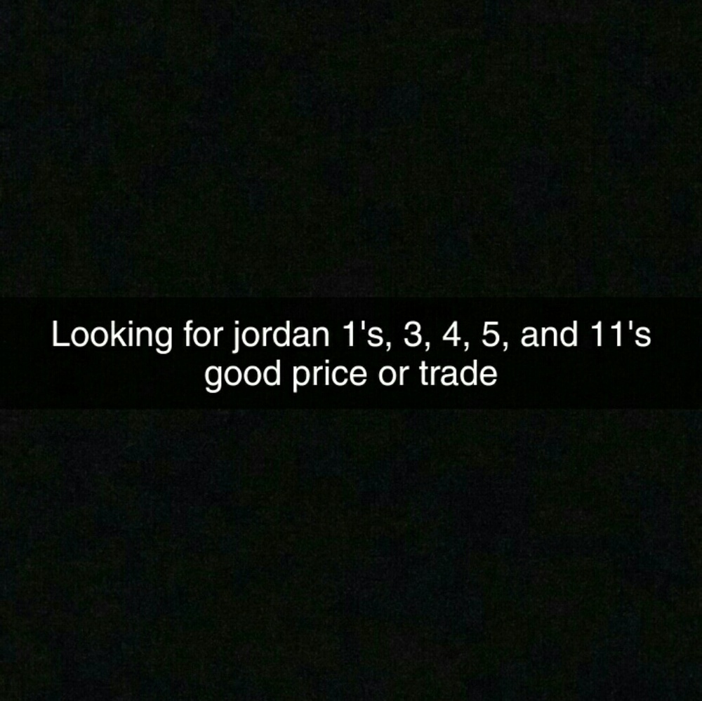 Looking for jordans